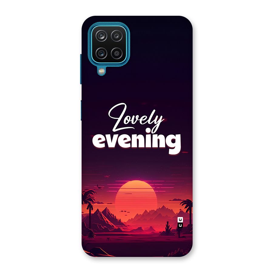 Lovely Evening Back Case for Galaxy M12