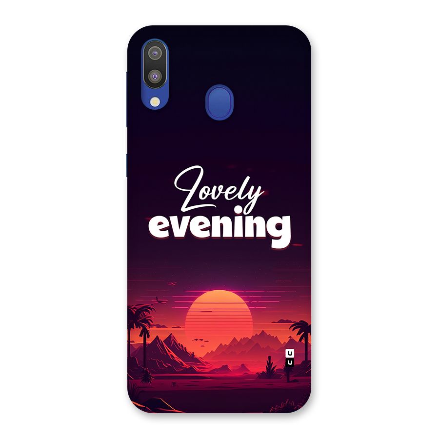Lovely Evening Back Case for Galaxy M20