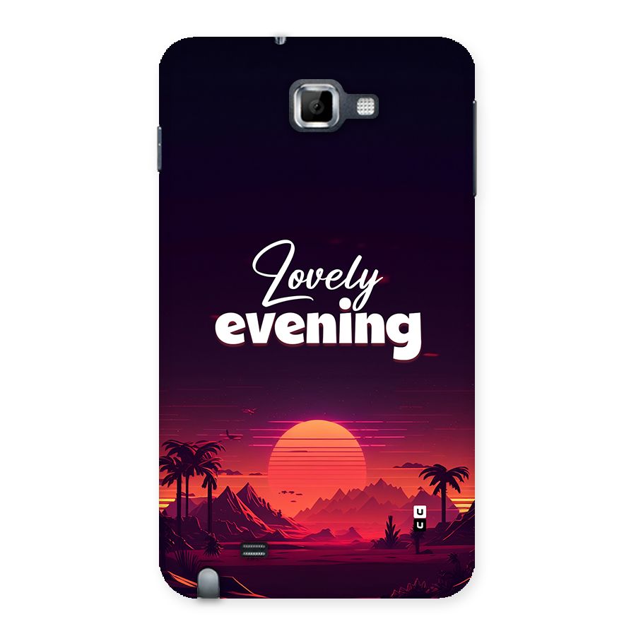 Lovely Evening Back Case for Galaxy Note