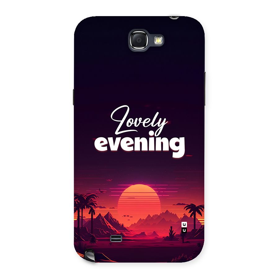 Lovely Evening Back Case for Galaxy Note 2