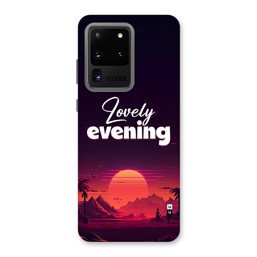 Lovely Evening Back Case for Galaxy S20 Ultra