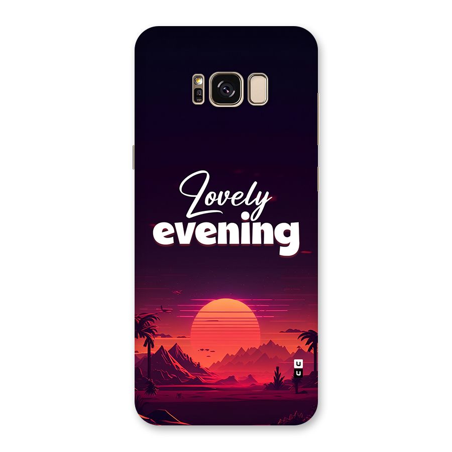 Lovely Evening Back Case for Galaxy S8 Plus