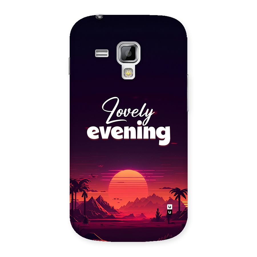 Lovely Evening Back Case for Galaxy S Duos