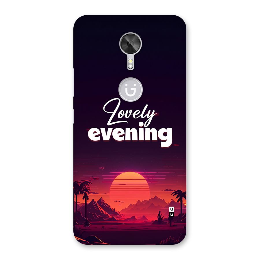 Lovely Evening Back Case for Gionee A1
