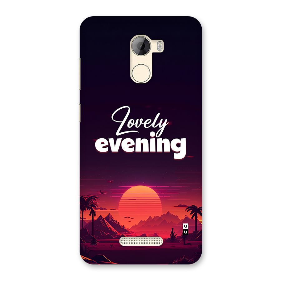 Lovely Evening Back Case for Gionee A1 LIte