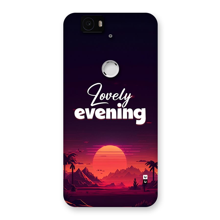Lovely Evening Back Case for Google Nexus 6P