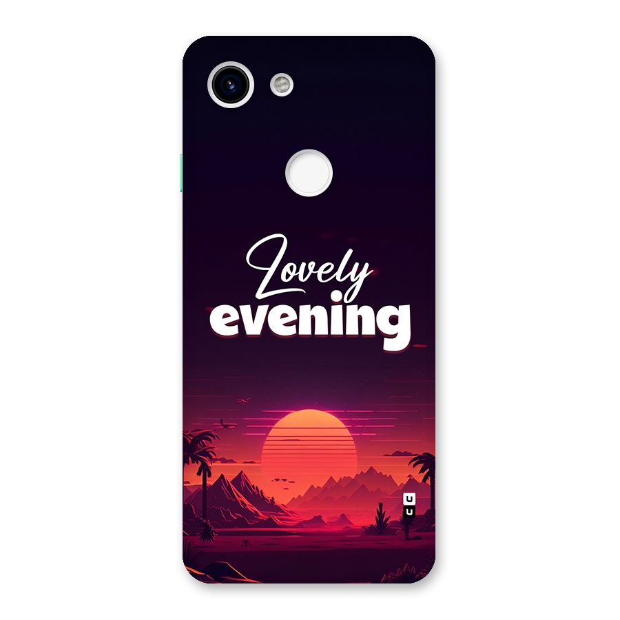 Lovely Evening Back Case for Google Pixel 3