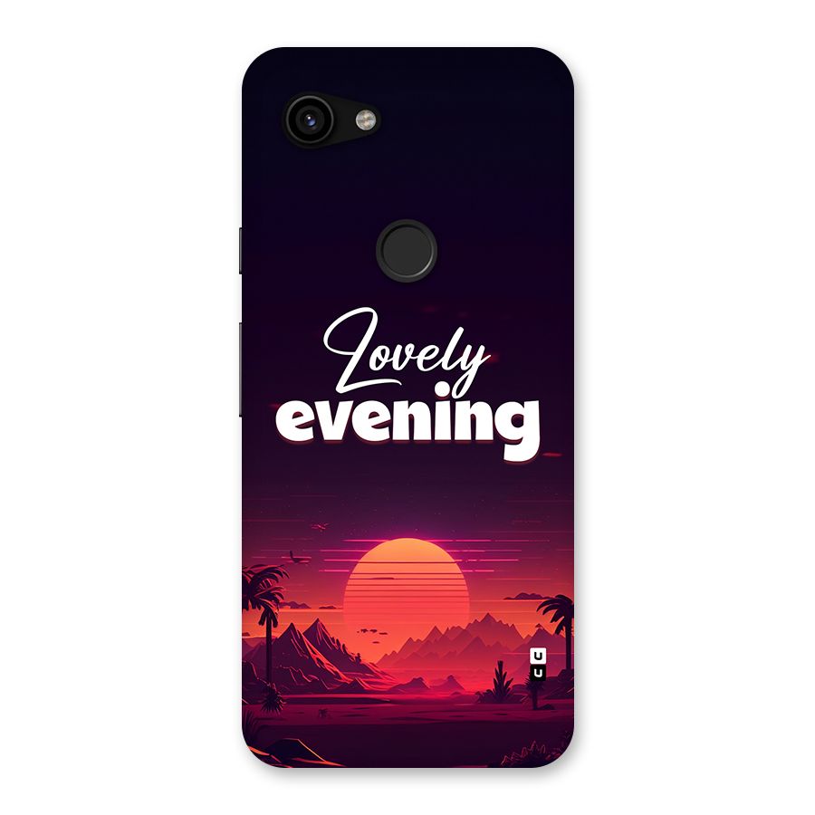 Lovely Evening Back Case for Google Pixel 3a