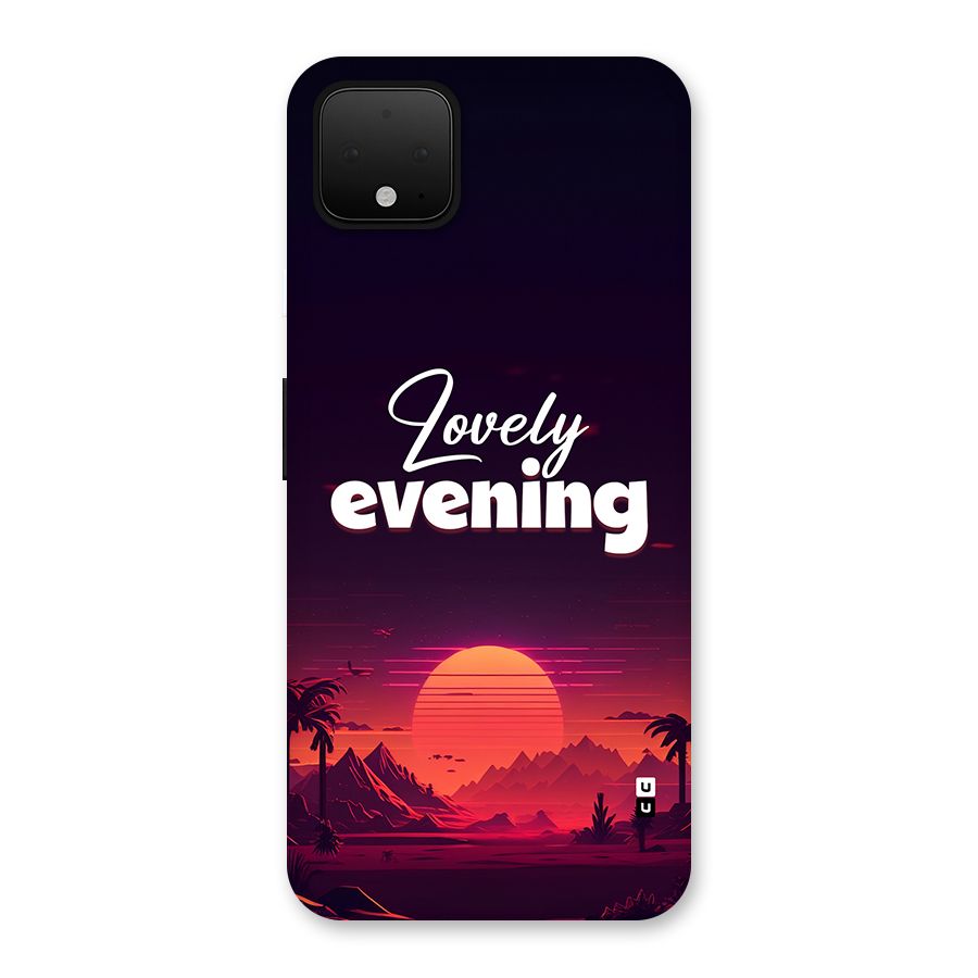 Lovely Evening Back Case for Google Pixel 4 XL