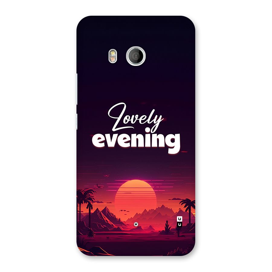 Lovely Evening Back Case for HTC U11