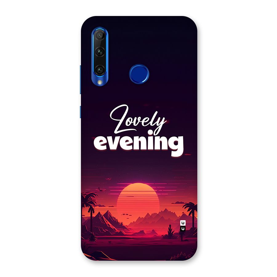 Lovely Evening Back Case for Honor 20i