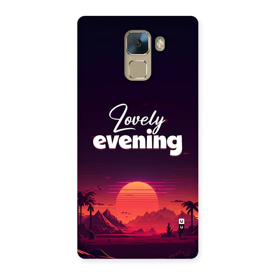 Lovely Evening Back Case for Honor 7