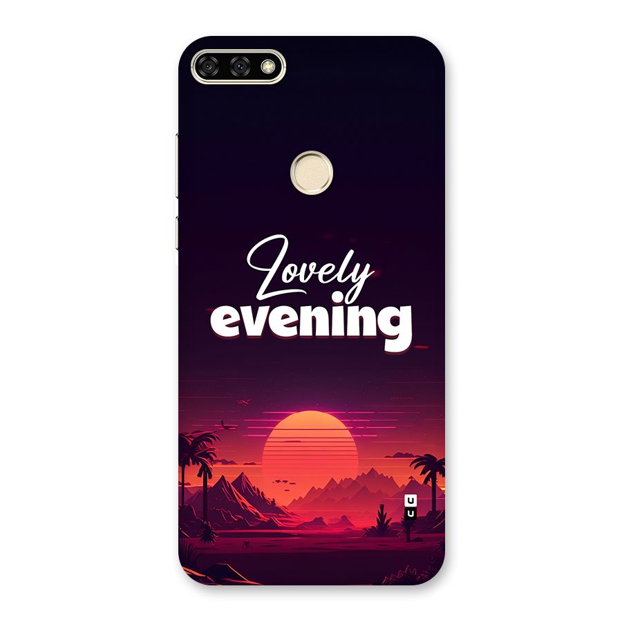 Lovely Evening Back Case for Honor 7A
