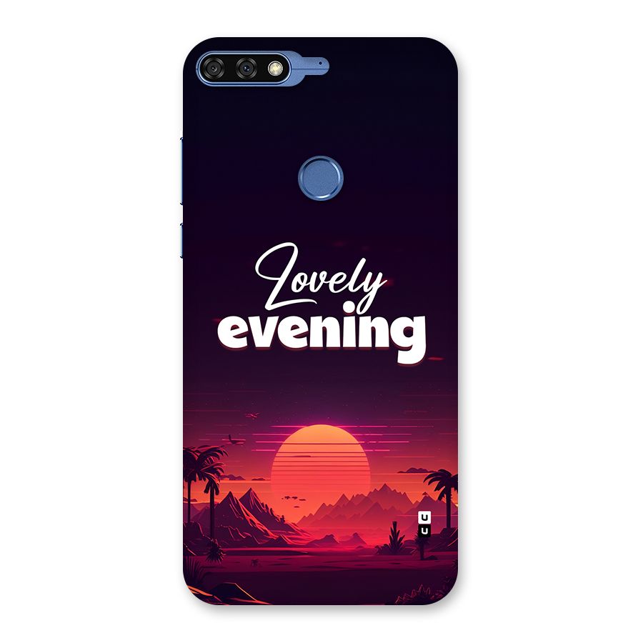 Lovely Evening Back Case for Honor 7C