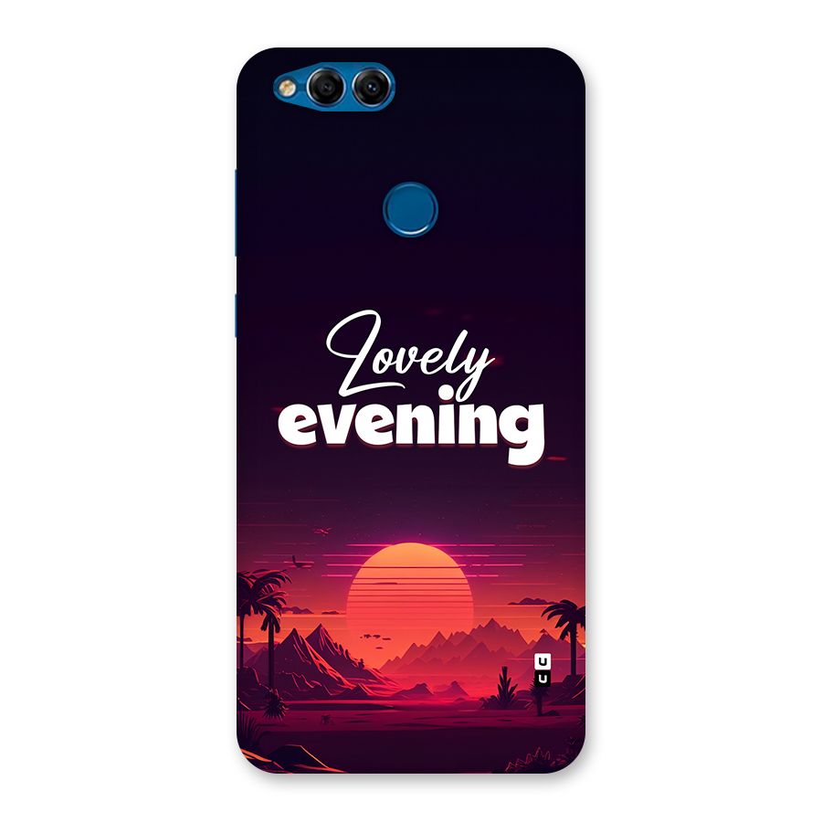 Lovely Evening Back Case for Honor 7X
