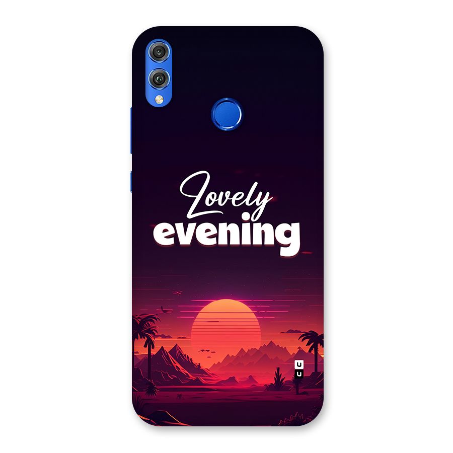 Lovely Evening Back Case for Honor 8X