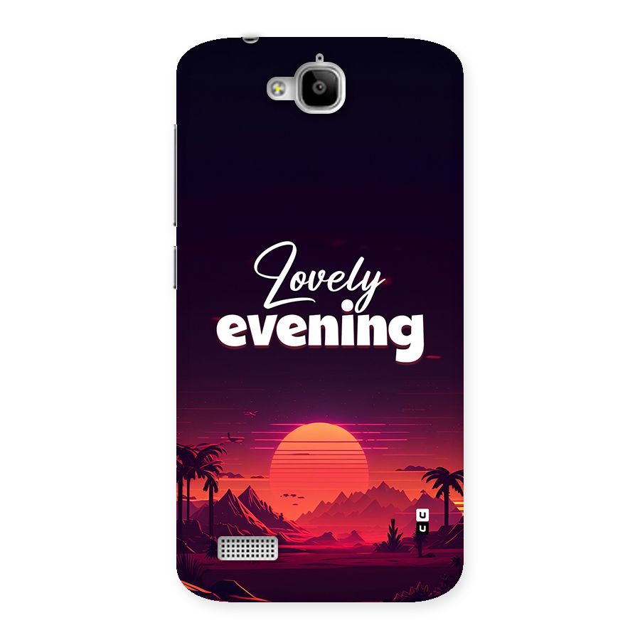 Lovely Evening Back Case for Honor Holly