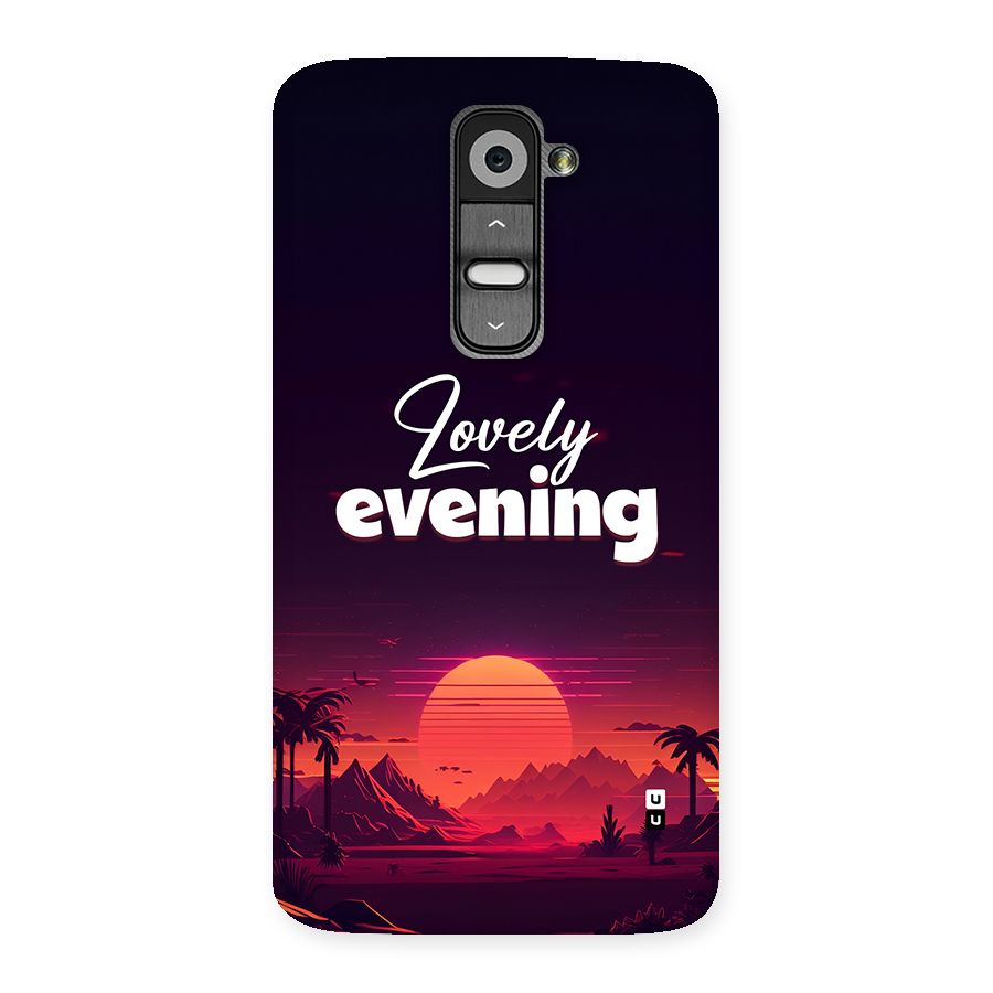 Lovely Evening Back Case for LG G2
