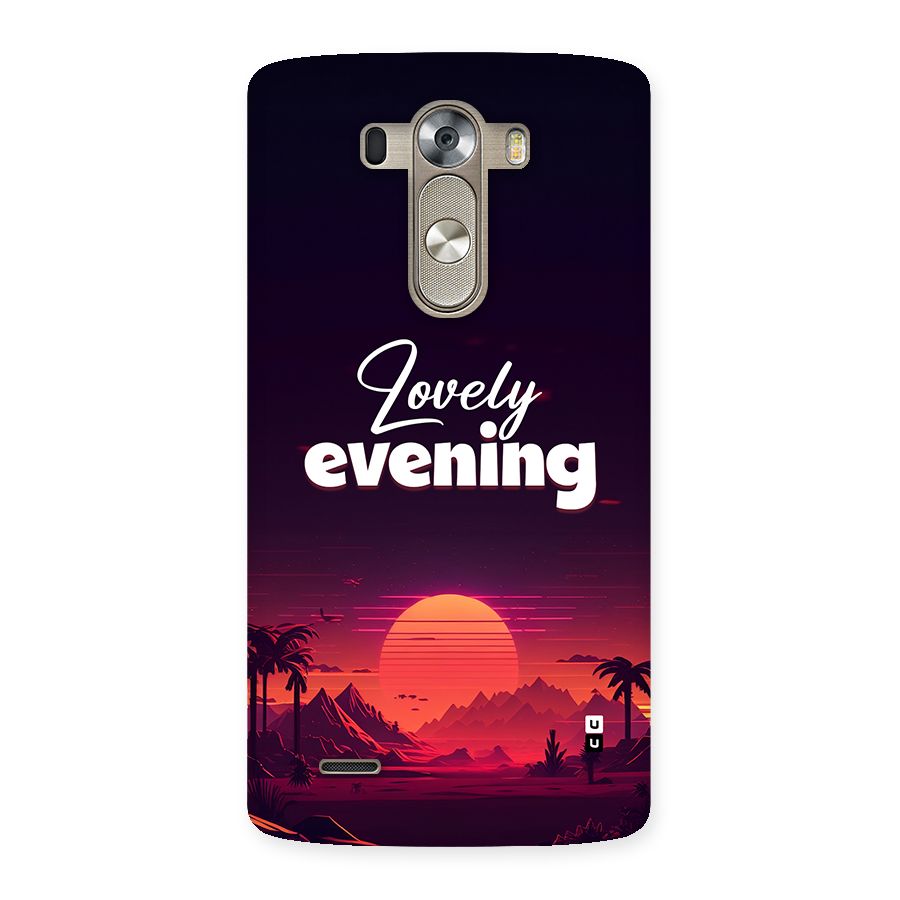 Lovely Evening Back Case for LG G3