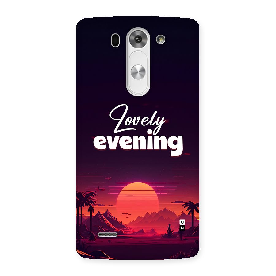 Lovely Evening Back Case for LG G3 Beat