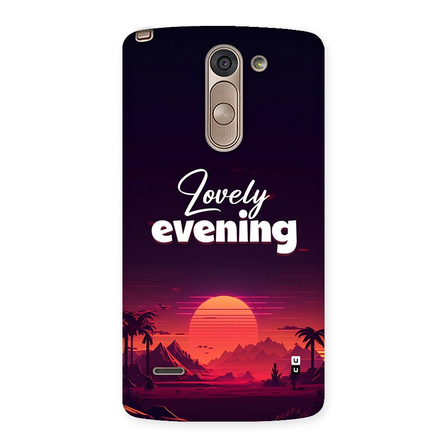 Lovely Evening Back Case for LG G3 Stylus