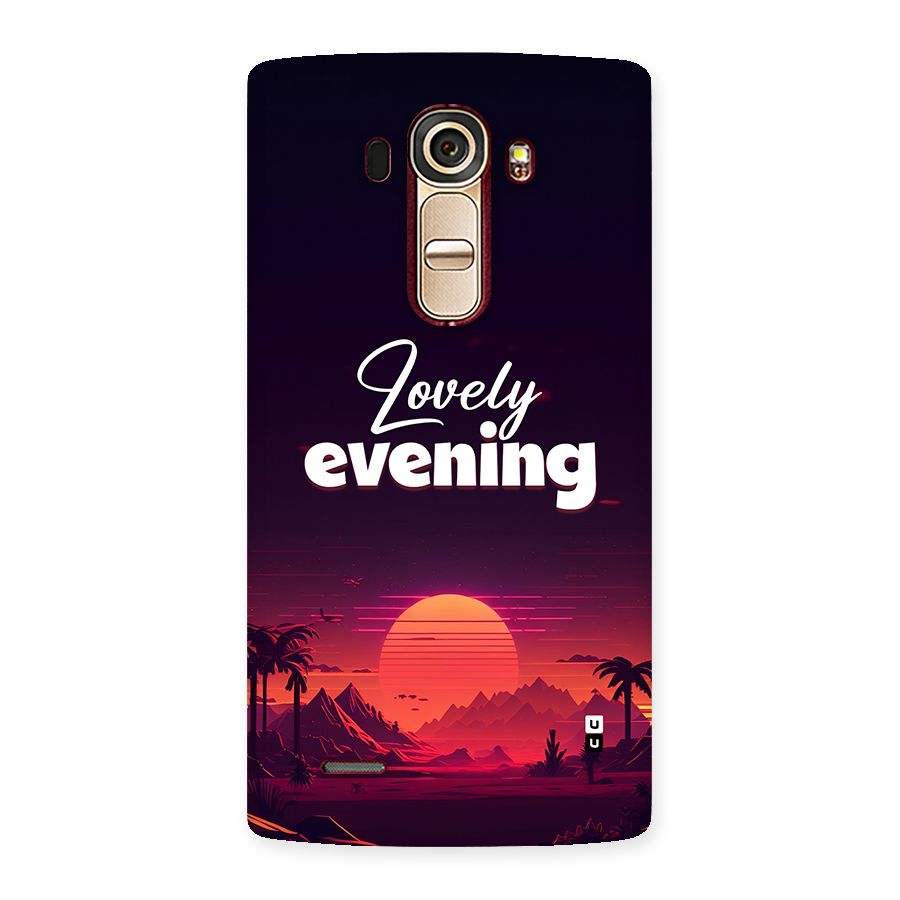 Lovely Evening Back Case for LG G4