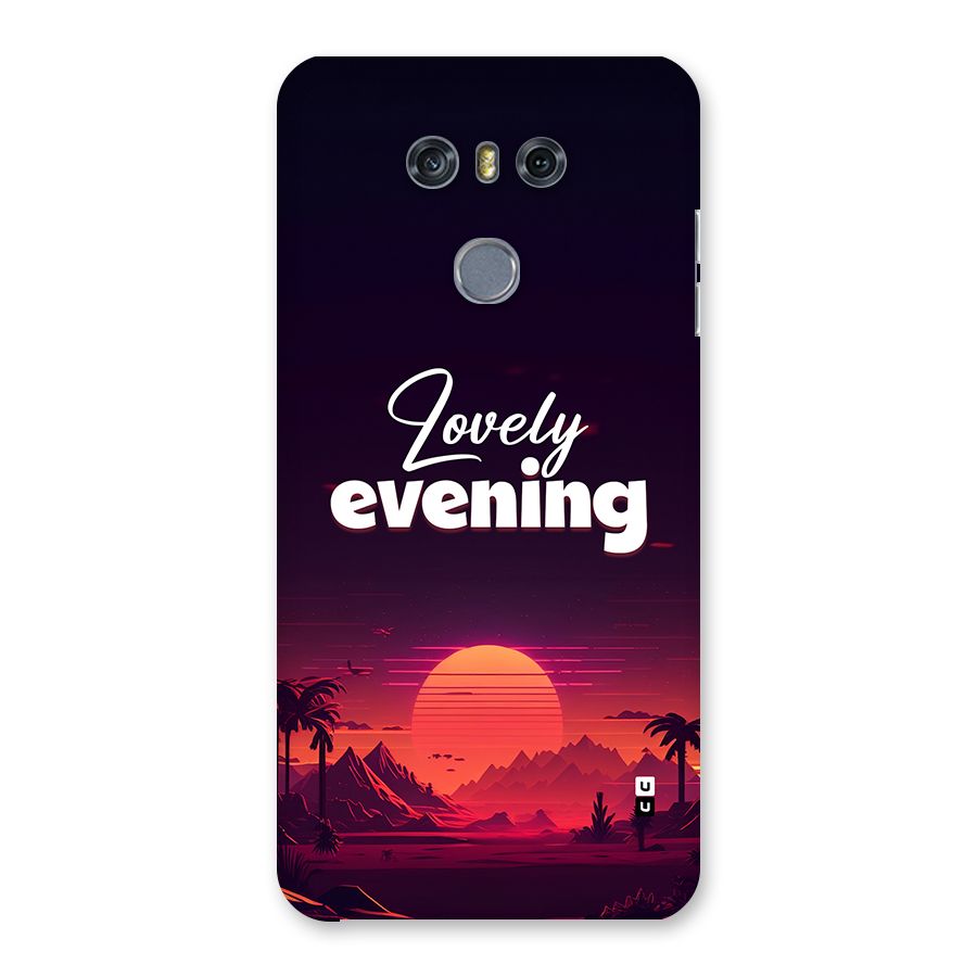 Lovely Evening Back Case for LG G6