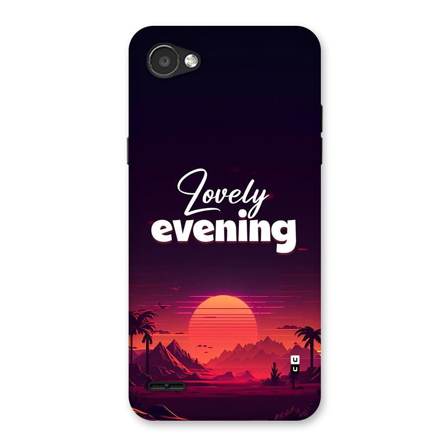 Lovely Evening Back Case for LG Q6