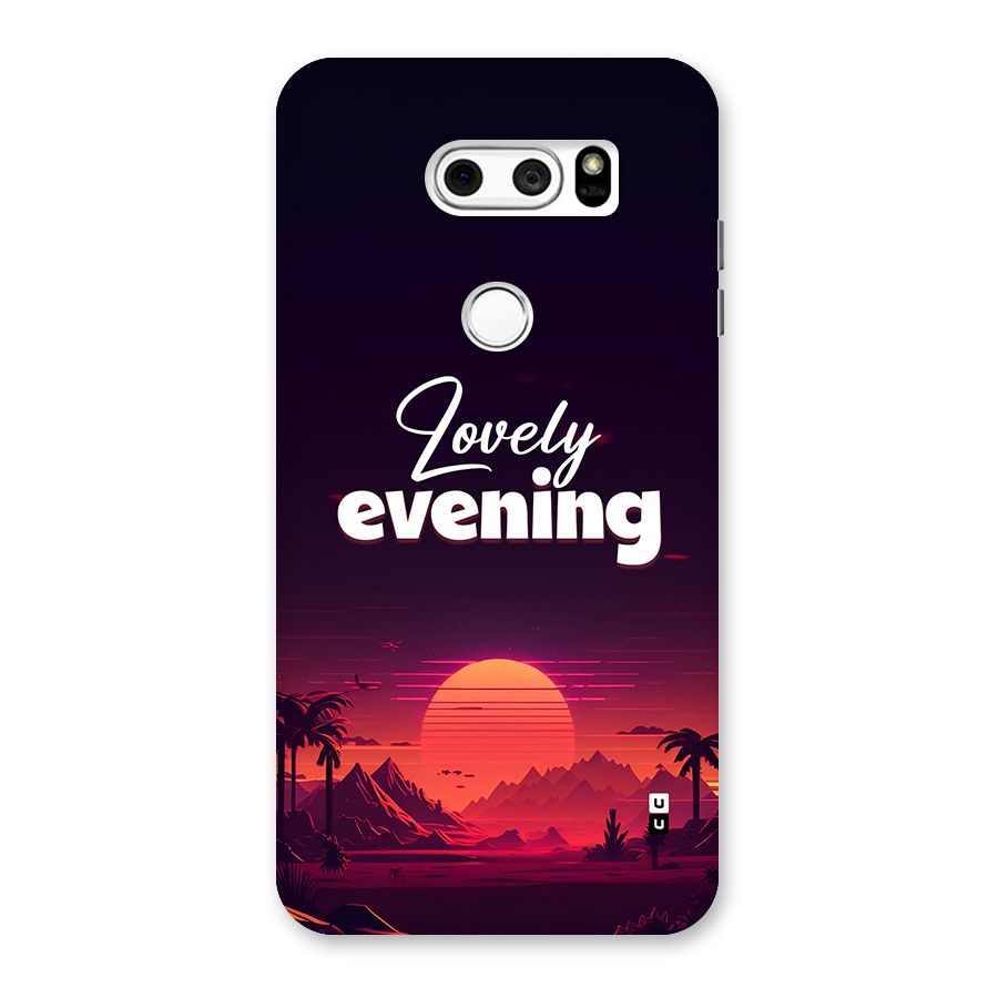 Lovely Evening Back Case for LG V30
