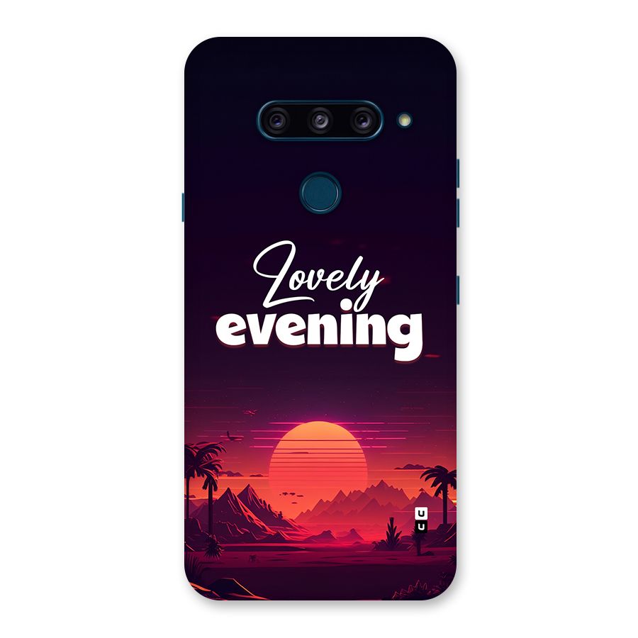 Lovely Evening Back Case for LG  V40 ThinQ