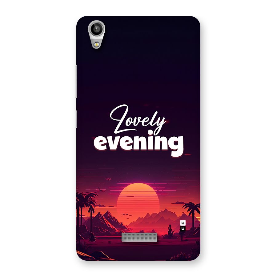 Lovely Evening Back Case for Lava Pixel V1