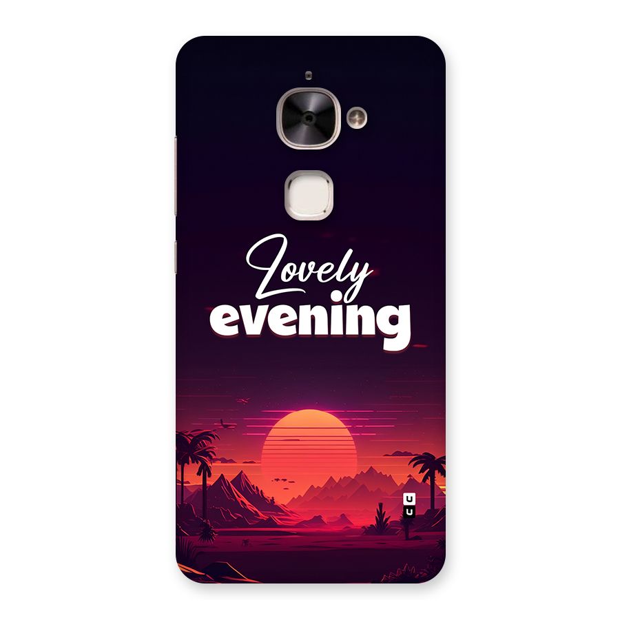 Lovely Evening Back Case for Le 2