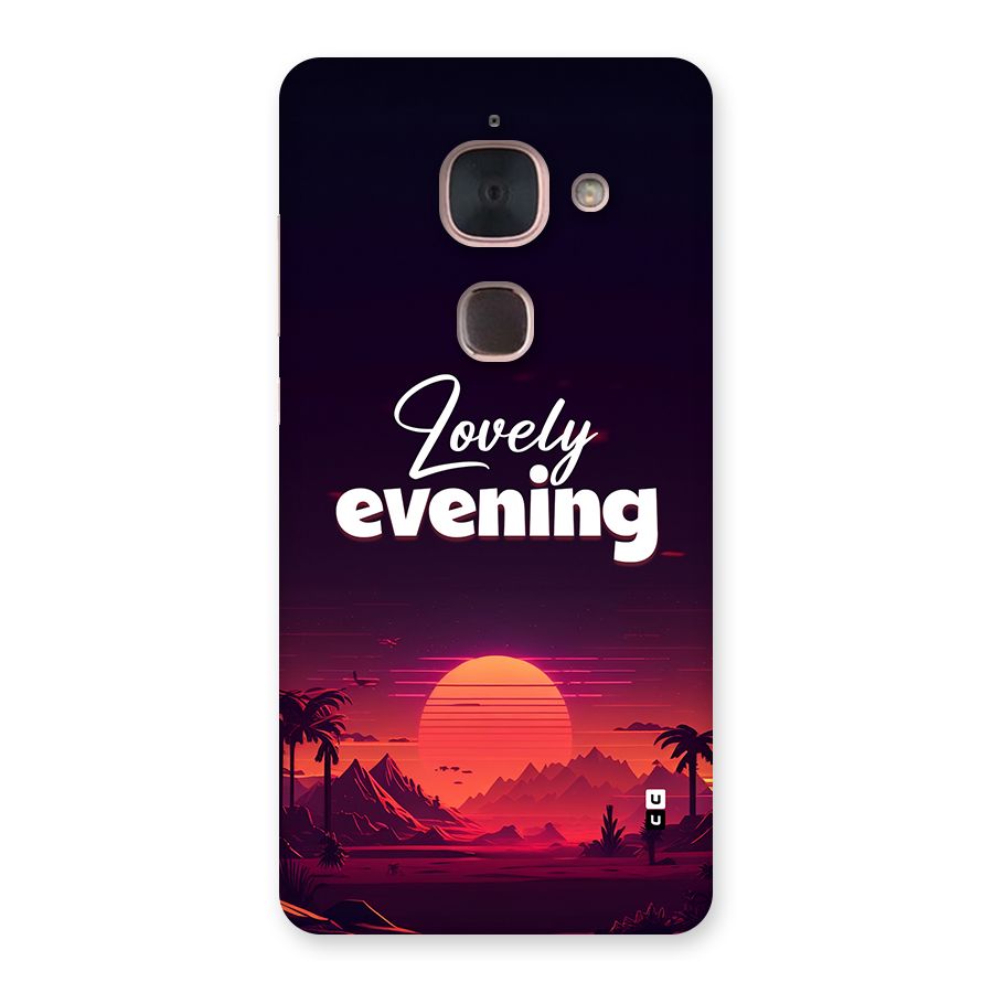 Lovely Evening Back Case for Le Max 2