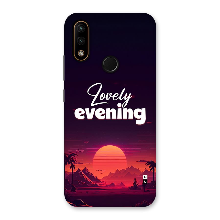 Lovely Evening Back Case for Lenovo A6 Note