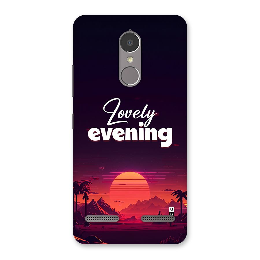 Lovely Evening Back Case for Lenovo K6