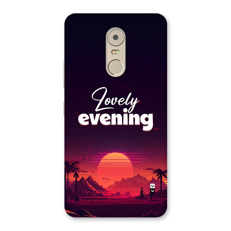 Lovely Evening Back Case for Lenovo K6 Note