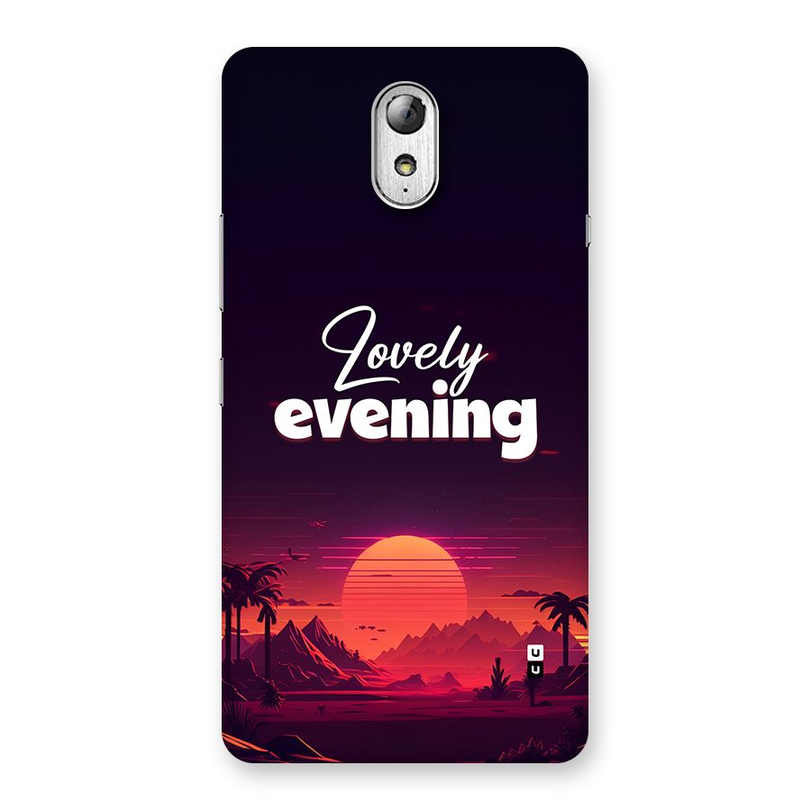 Lovely Evening Back Case for Lenovo Vibe P1M