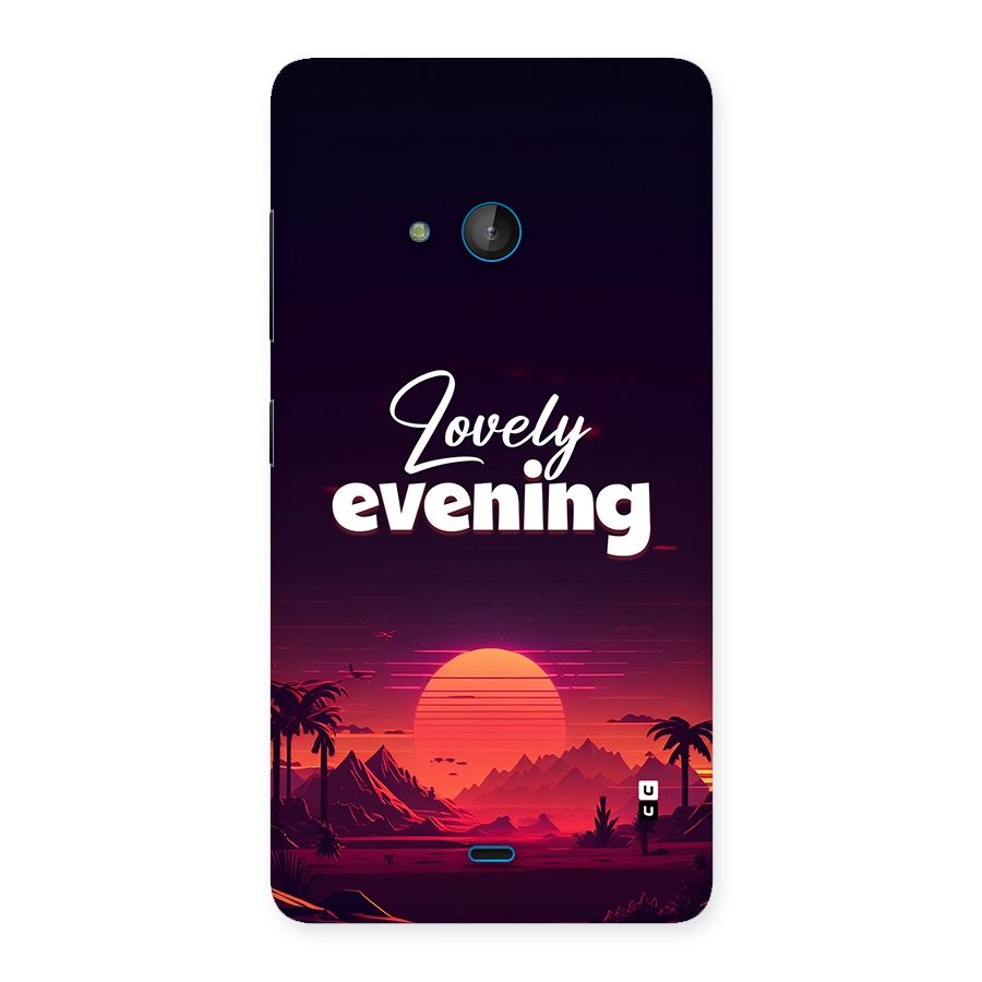 Lovely Evening Back Case for Lumia 540