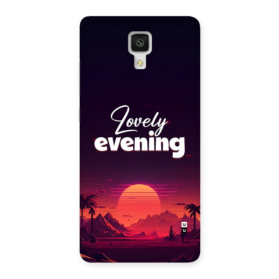 Lovely Evening Back Case for Mi4