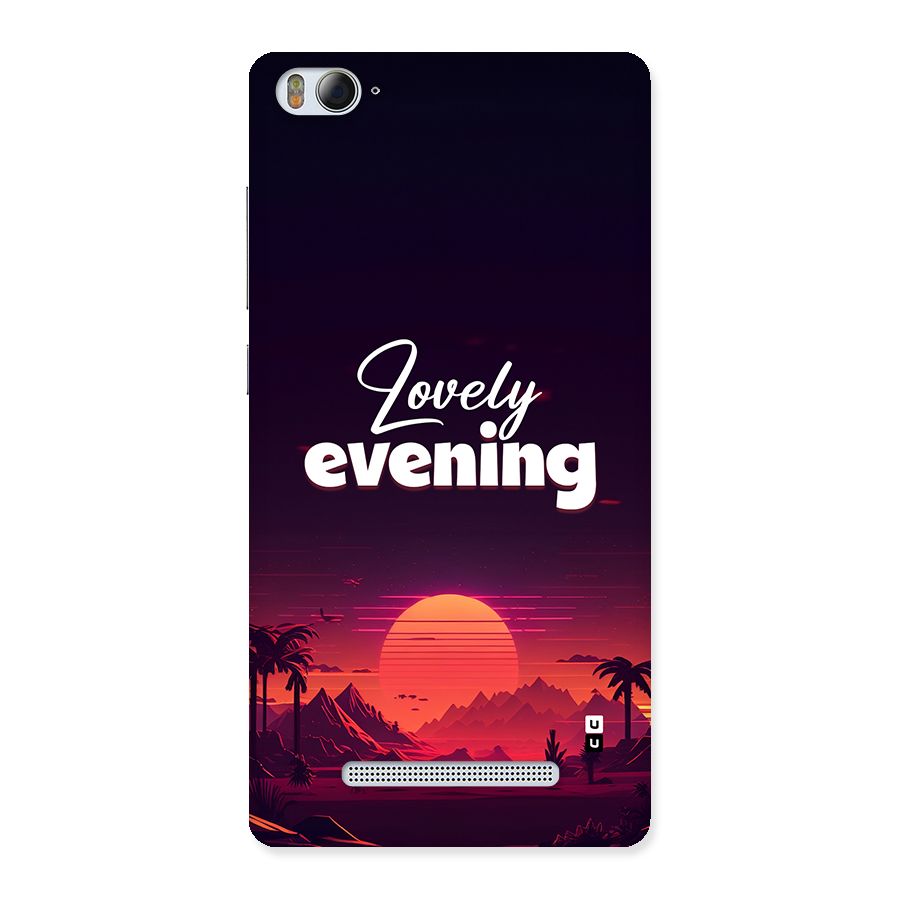 Lovely Evening Back Case for Mi4i