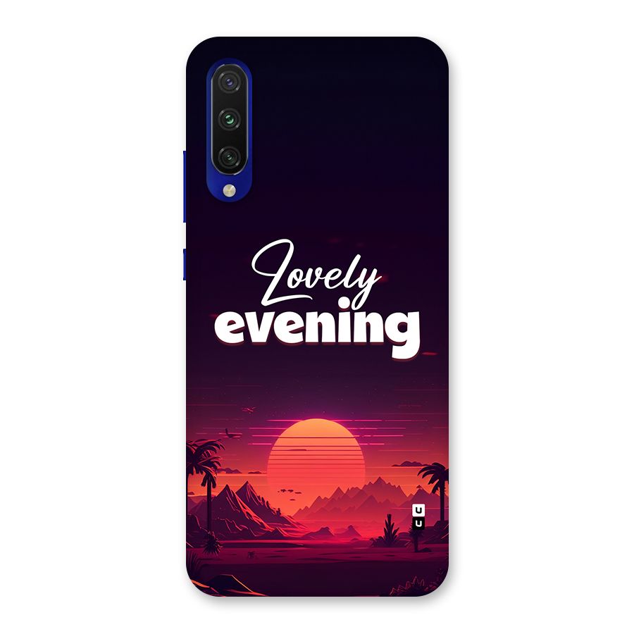 Lovely Evening Back Case for Mi A3