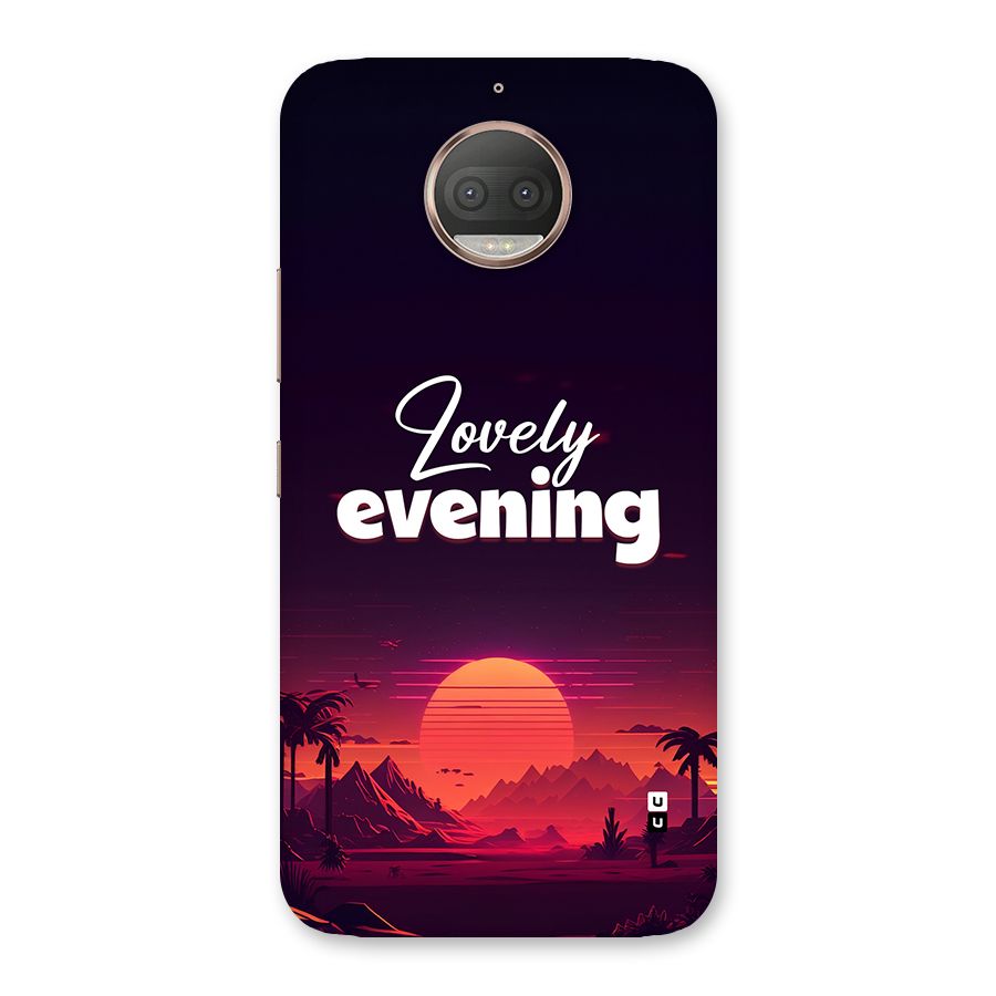 Lovely Evening Back Case for Moto G5s Plus
