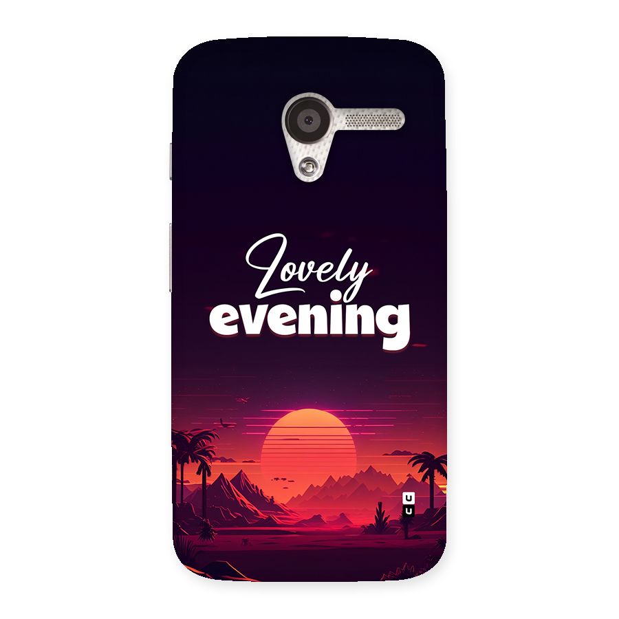 Lovely Evening Back Case for Moto X