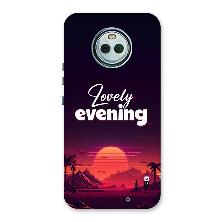 Lovely Evening Back Case for Moto X4