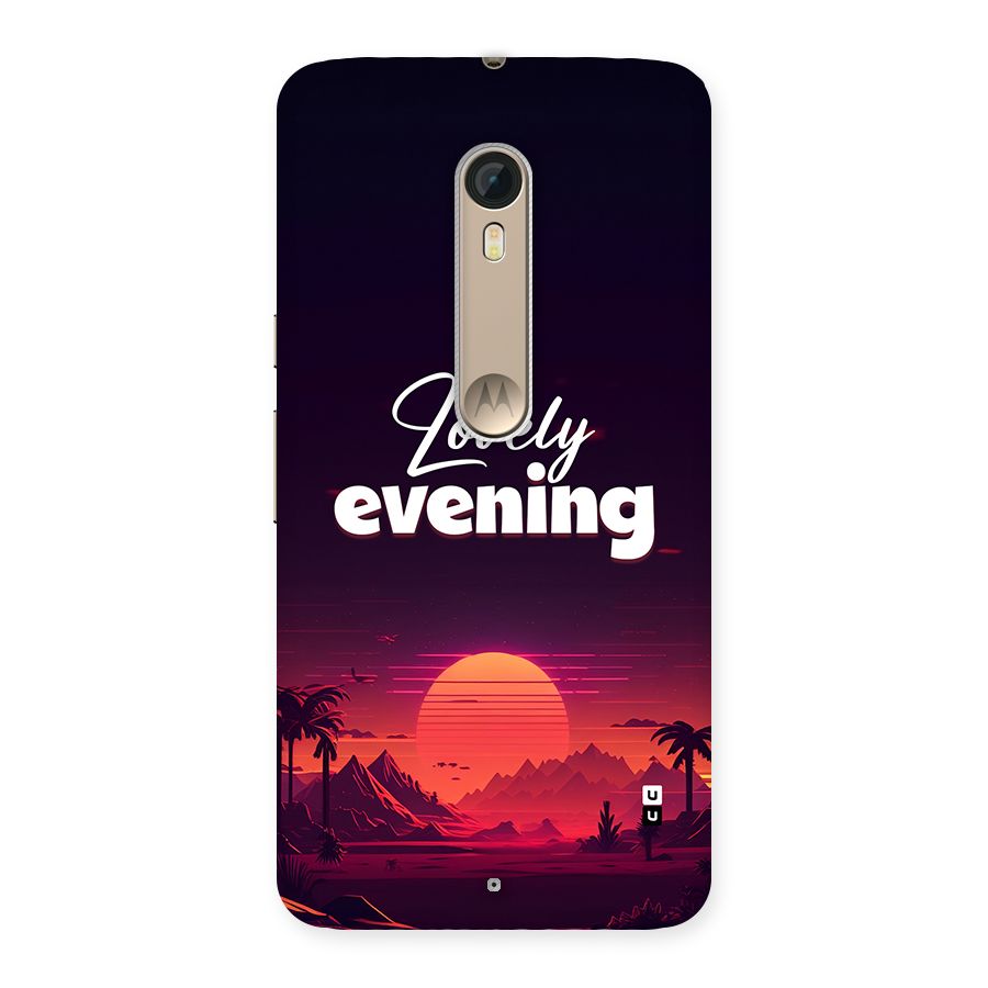 Lovely Evening Back Case for Moto X Style