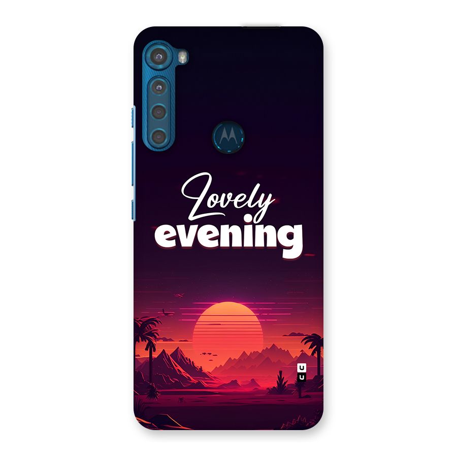Lovely Evening Back Case for Motorola One Fusion Plus