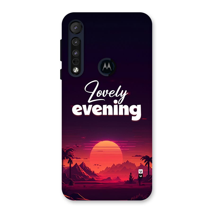 Lovely Evening Back Case for Motorola One Macro