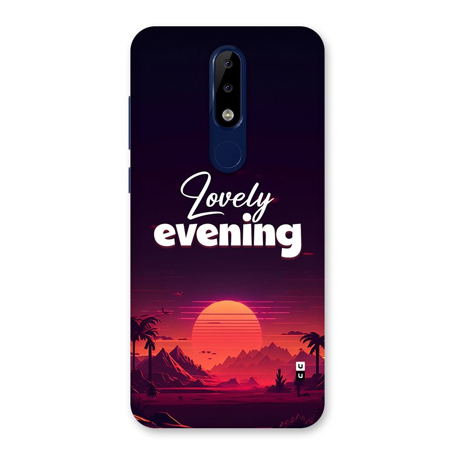 Lovely Evening Back Case for Nokia 5.1 Plus