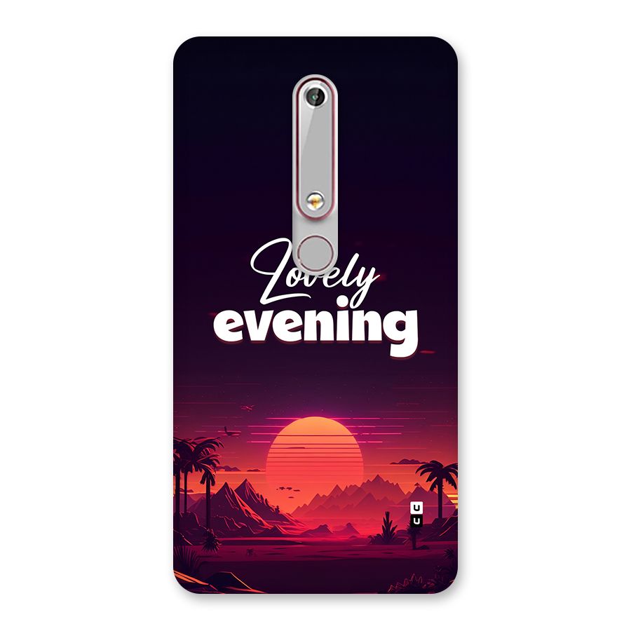 Lovely Evening Back Case for Nokia 6.1