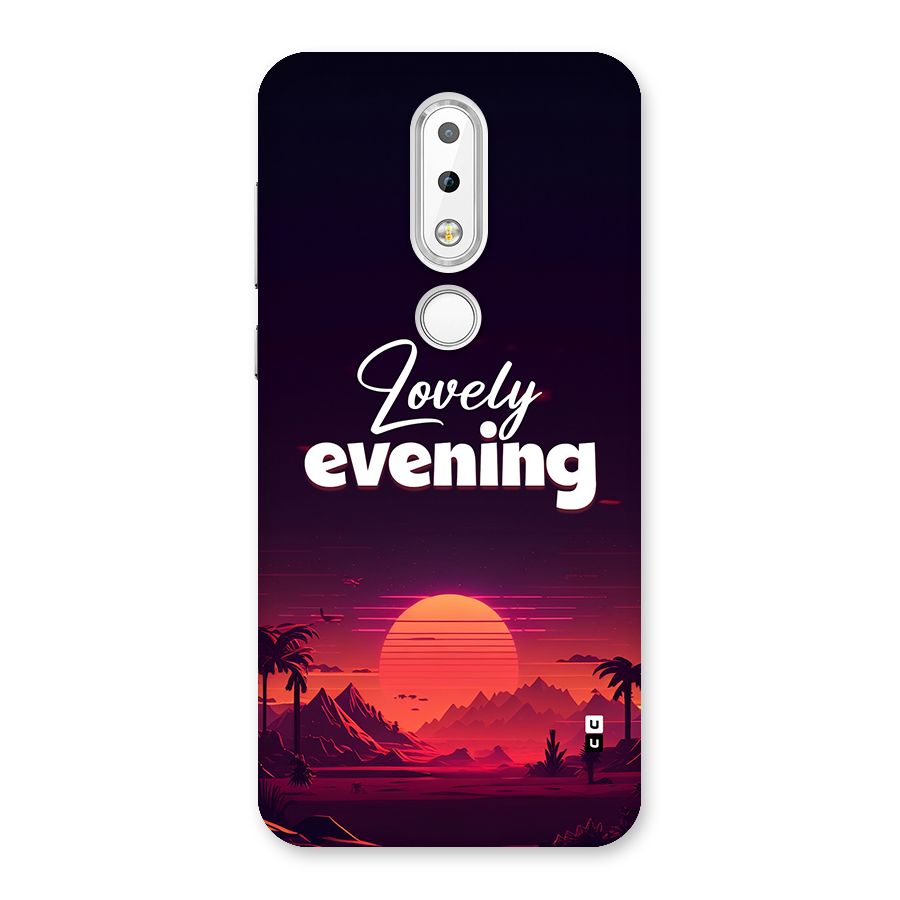 Lovely Evening Back Case for Nokia 6.1 Plus